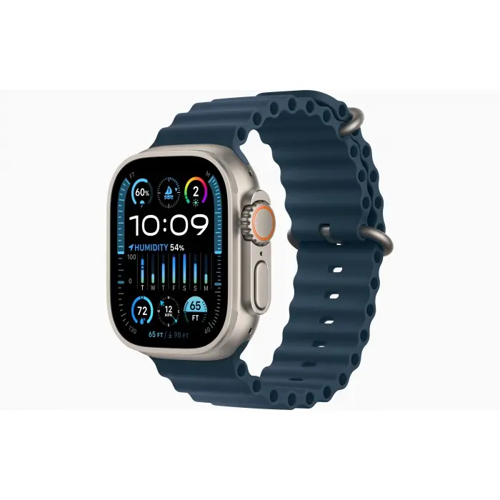 Apple Watch Ultra 2 GPS Cellular 49 Titanium Ocean Band Blue