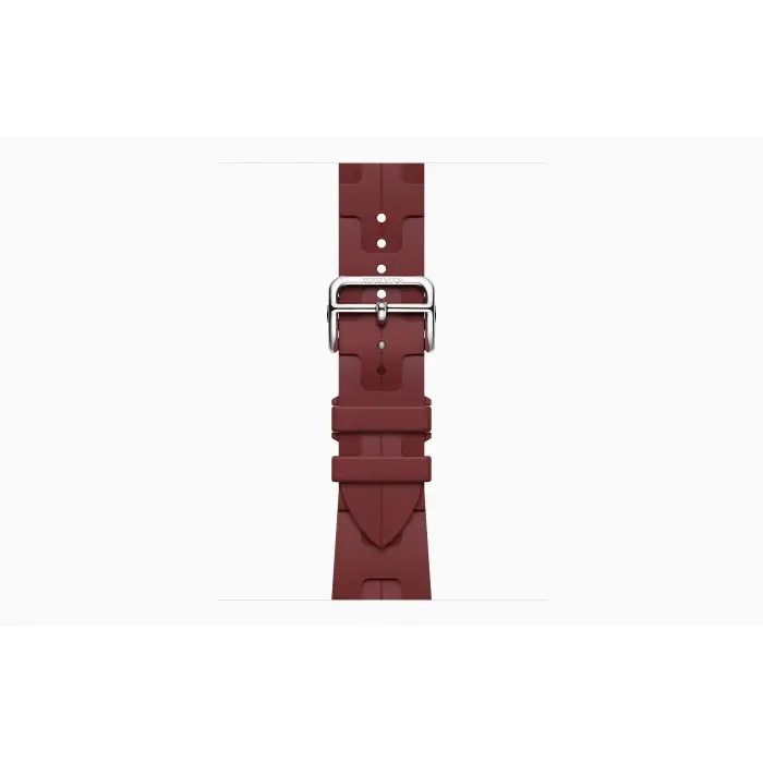 Умные часы Apple Watch Hermès Series 9 GPS + Cellular 41mm Stainless Steel Case with Rouge H Kilim Single Tour