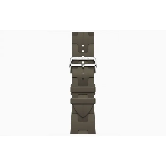 Умные часы Apple Watch Hermès Series 9 GPS + Cellular 45mm Stainless Steel Case with Kaki Kilim Single Tour