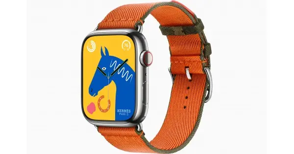 Hermes apple watch discount band replica orange