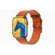 Умные часы Apple Watch Hermès Series 9 GPS + Cellular 45mm Stainless Steel Case with Navy/Rouge H Twill Jump Single Tour