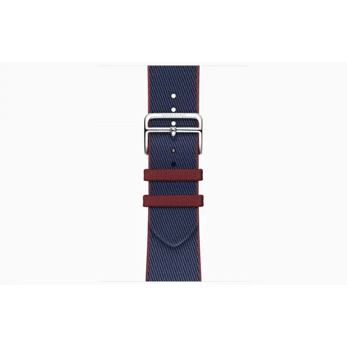 Умные часы Apple Watch Hermès Series 9 GPS + Cellular 45mm Stainless Steel Case with Navy/Rouge H Twill Jump Single Tour