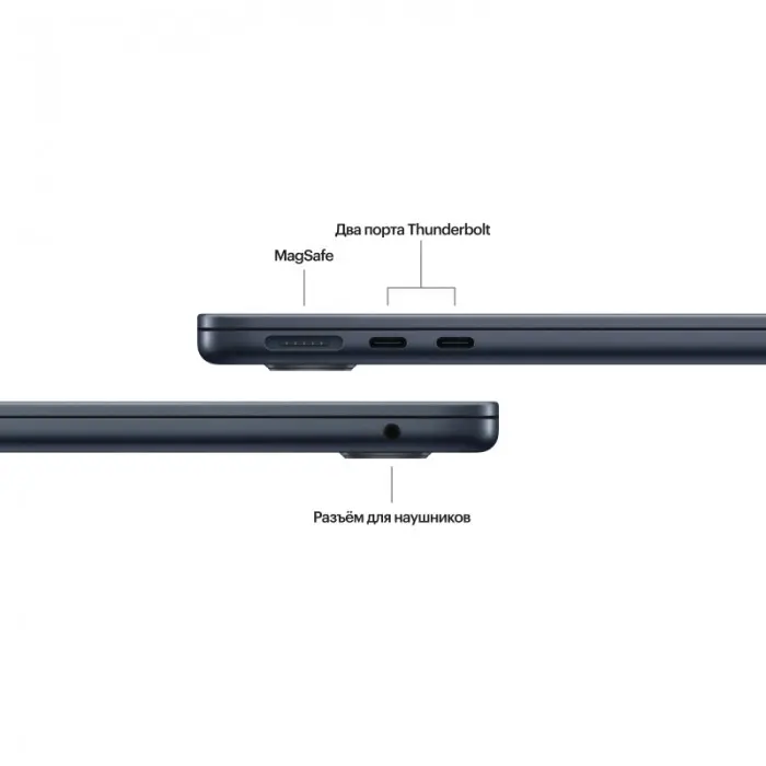 Ноутбук Apple MacBook Air 13 MC8Q4 Midnight (M3 8-Core, GPU 10-Core, 24GB, 512GB)