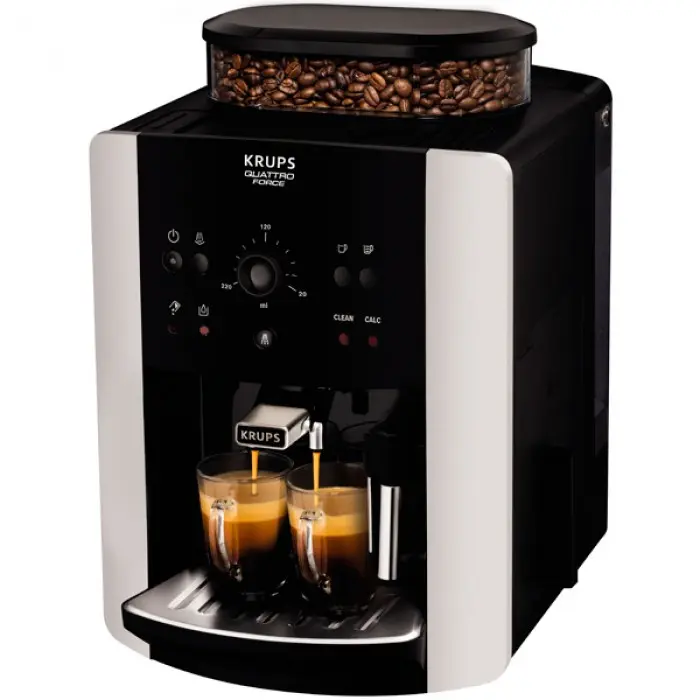 Кофемашина Krups EA8118 Arabica, черный/серебристый
