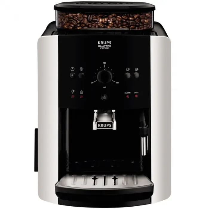 Кофемашина Krups EA8118 Arabica, черный/серебристый