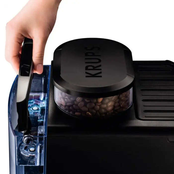 Кофемашина Krups EA8118 Arabica, черный/серебристый
