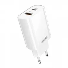Сетевое зарядное устройство Remax RP-U37 QC3.0+PD с USB-A и USB-C портами