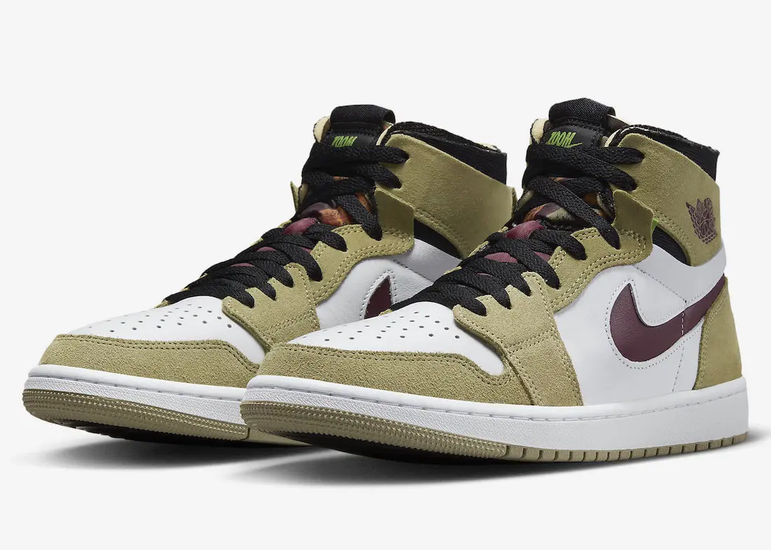 Air jordan 1 top mid premium olive