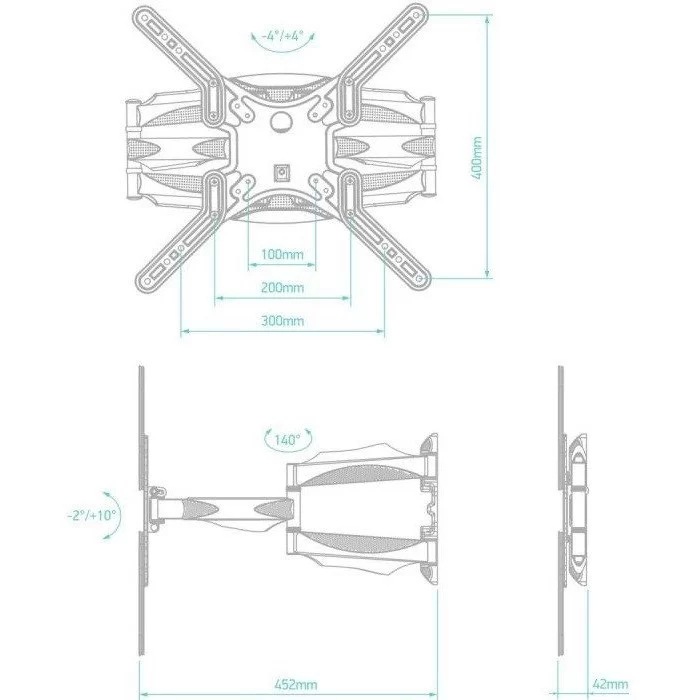 Кронштейн ONKRON M5 W