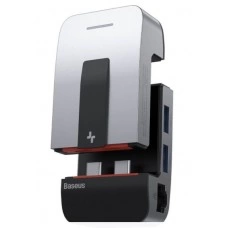 Адаптер Baseus HUB Armor Age Type-C Bracket Multifunctional (CAHUB-AJ0G) USB3.0x3, HDMI, RJ45, Type-Cx3, 3.5