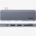 Купить Хаб Baseus Harmonica 5-in-1 HUB Adapter (CAHUB-K0G) в магазине stiltv.ru по низкой цене, фото номер 1