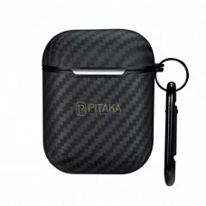 Кевларовый чехол Pitaka Air Pal Mini (APM1001) для наушников AirPods 1/2