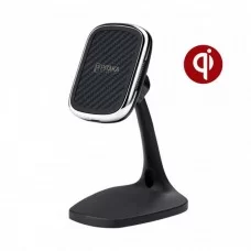 Настольное беспроводное зарядное устройство Pitaka MagEZ Mount Qi Desktop Black (черный)