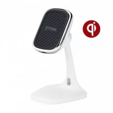 Настольное беспроводное зарядное устройство Pitaka MagEZ Mount Qi Desktop White (белый)