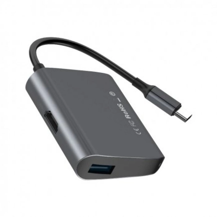 Купить Переходник Baseus Type C – HDMI + USB 3.0 HUB Adapter в магазине stiltv.ru по низкой цене