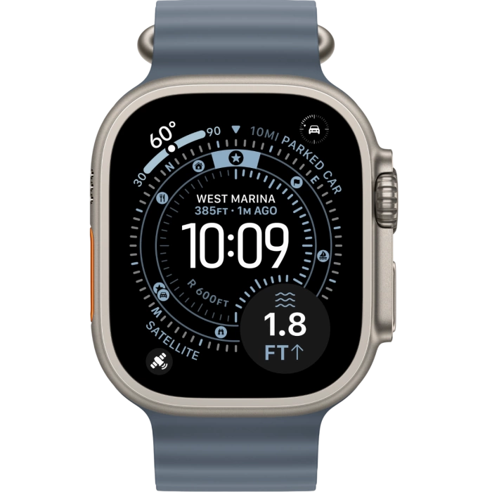 Купить Apple Watch Ultra 3 49mm Natural Titanium Case with Anchor Blue Ocean Band (2025) в магазине stiltv.ru по низкой цене, фото номер 1
