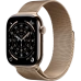 Купить Apple Watch Series 11 46mm Gold Titanium Case with Milanese Loop (M/L, 150–200мм) в магазине stiltv.ru по низкой цене
