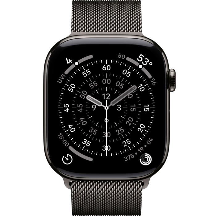 Купить Apple Watch Series 11 46mm Slate Titanium Case with Milanese Loop (M/L, 150–200мм) в магазине stiltv.ru по низкой цене, фото номер 2