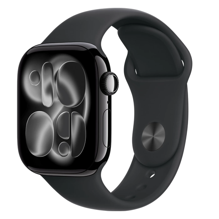 Купить Apple Watch Series 11 46mm Jet Black Aluminum Black Sport Band M/L, 160-210mm в магазине stiltv.ru по низкой цене