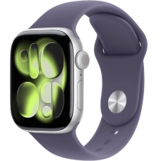 Apple Watch Series 11 46mm Silver Aluminum Purple Fog M/L, 160-210mm