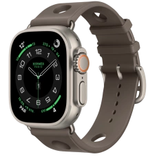 Apple Watch Hermès Ultra 3 49mm Titanium Case with Single Tour Gris Scub'H Diving