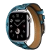 Купить Apple Watch Hermès Series 11 42mm Titanium Case with Double Tour Attelage Animaux Bandana Bleu Du Nord в магазине stiltv.ru по низкой цене
