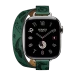 Купить Apple Watch Hermès Series 11 42mm Titanium Case with Double Tour Attelage Animaux Bandana Vert Moyen в магазине stiltv.ru по низкой цене, фото номер 1