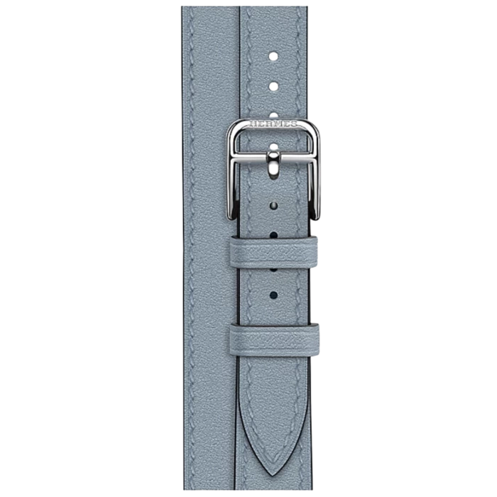 Купить Apple Watch Hermès Series 11 42mm Titanium Case with Double Tour Attelage Bleu Lin в магазине stiltv.ru по низкой цене, фото номер 2