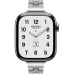 Купить Apple Watch Hermès Series 11 42mm Titanium Case with Single Tour Simple Tour 42 mm Grand H Fin Satine (L, 160-175mm) в магазине stiltv.ru по низкой цене, фото номер 1