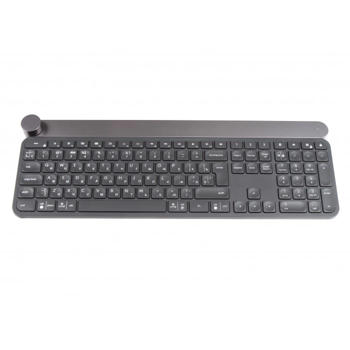 Купить Клавиатура Logitech Craft Advanced keyboard Grey Bluetooth (920-008505) в магазине stiltv.ru по низкой цене