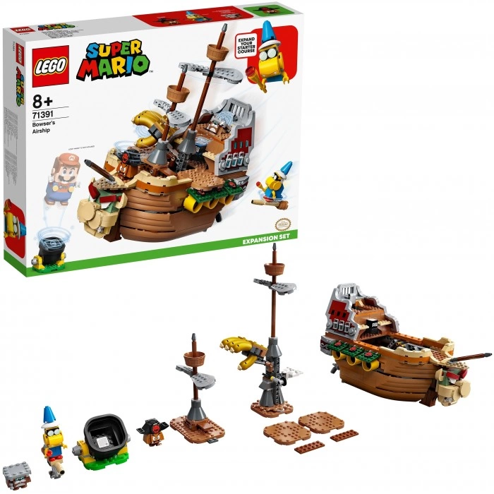 Купить Конструктор LEGO Super Mario 71391 Дополнительный набор «Летучий корабль Боузера» в магазине stiltv.ru по низкой цене