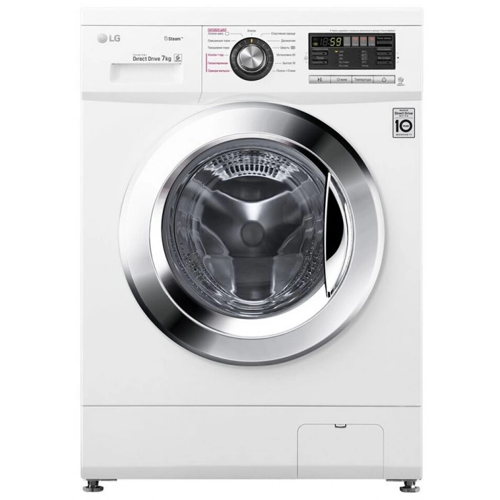 Купить Стиральная машина LG F1296HDS3, белый в магазине stiltv.ru по низкой цене