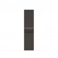 Браслет Apple Milanese Loop 45mm (для корпуса 44/45 мм) Graphite, черный (ML773AM/A)