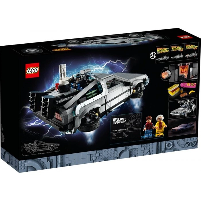 Купить Конструктор LEGO 10300 Creator Expert Машина времени Назад в будущее в магазине stiltv.ru по низкой цене, фото номер 2