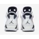 Кроссовки AIR JORDAN 6 RETRO WHITE & MIDNIGHT NAVY CT8529 -141  US 9/ СМ 27 / EUR 42.5