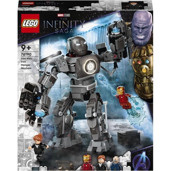 Купить Конструктор 76190 LEGO Marvel Iron Man: Iron Monger Mayhem  9+ в магазине stiltv.ru по низкой цене, фото номер 1