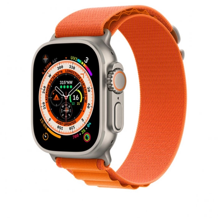 Купить Ремешок для Apple Watch Ultra 49мм Orange Alpine Loop - Medium в магазине stiltv.ru по низкой цене, фото номер 1