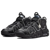 Кроссовки Nike Air More Uptempo, черные DQ0839-001 с высоким берцем US 8 /СМ 25 / EUR 39