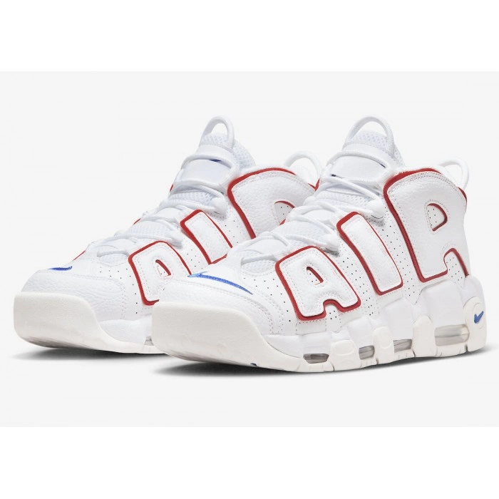 Купить Кроссовки Nike Air More Uptempo 96 White/University Red/Sail DX2662-100  US 10 / СМ 28 / EUR 44 в магазине stiltv.ru по низкой цене