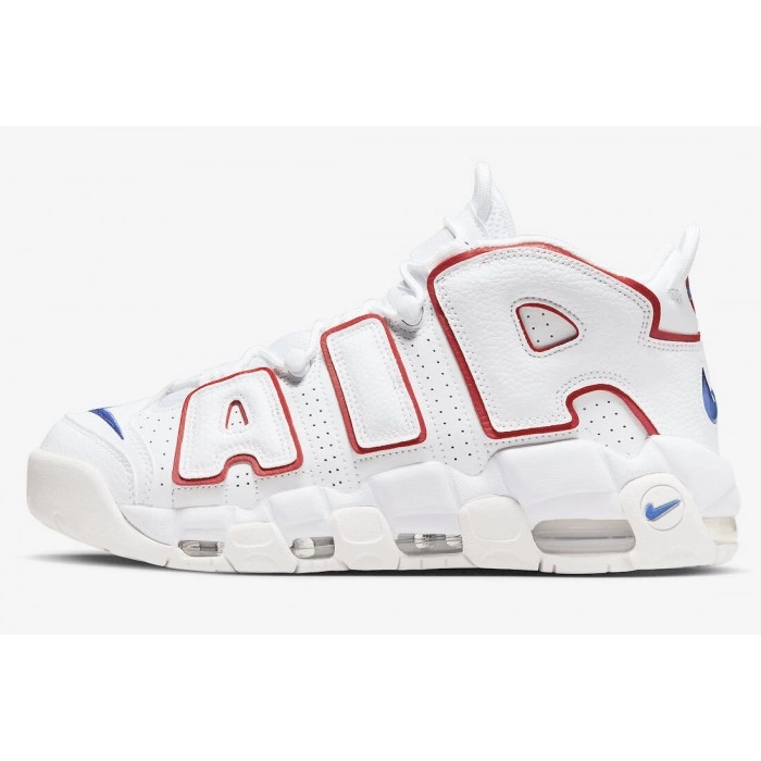 Купить Кроссовки Nike Air More Uptempo 96 White/University Red/Sail DX2662-100  US 10 / СМ 28 / EUR 44 в магазине stiltv.ru по низкой цене, фото номер 1