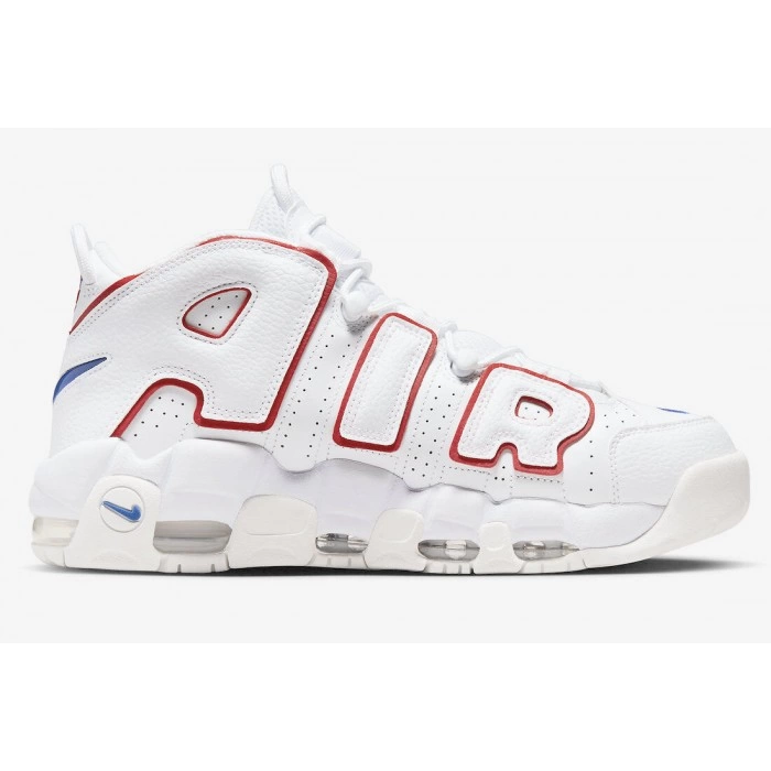 Купить Кроссовки Nike Air More Uptempo 96 White/University Red/Sail DX2662-100  US 10 / СМ 28 / EUR 44 в магазине stiltv.ru по низкой цене, фото номер 2