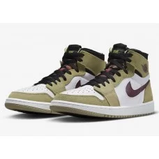 Кроссовки Air Jordan 1 Zoom CMFT Neutral Olive CT0978-203  US 9,5/ СМ 27,5/ EUR 43