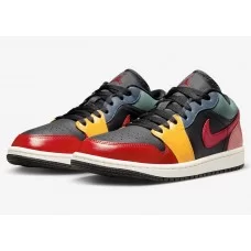 Кроссовки Air Jordan 1 Low SE WMNS  Black Multi-Color  DN3739-060  US 8.5/ СМ 25.5/ EUR 40