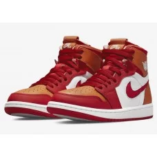 Кроссовки AIR JORDAN 1 ZOOM CMFT SURFACES IN FIRE RED AND HOT CURRY CT0979-603  US 8/ СМ 25/ EUR 39
