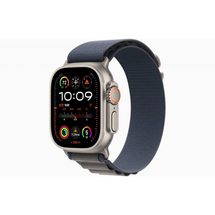 Купить Смарт-часы Apple Watch Ultra 2 49мм Titanium Blue Alpine Loop(Small, 130–160 мм), синий в магазине stiltv.ru по низкой цене