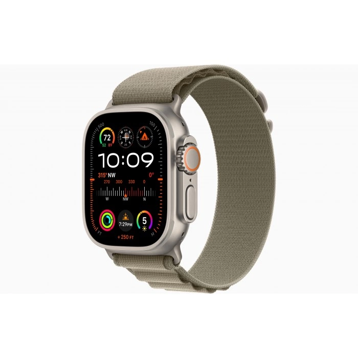 Купить Смарт-часы Apple Watch Ultra 2 49мм Titanium Olive Alpine Loop(Medium, 145–190 мм), оливковый в магазине stiltv.ru по низкой цене