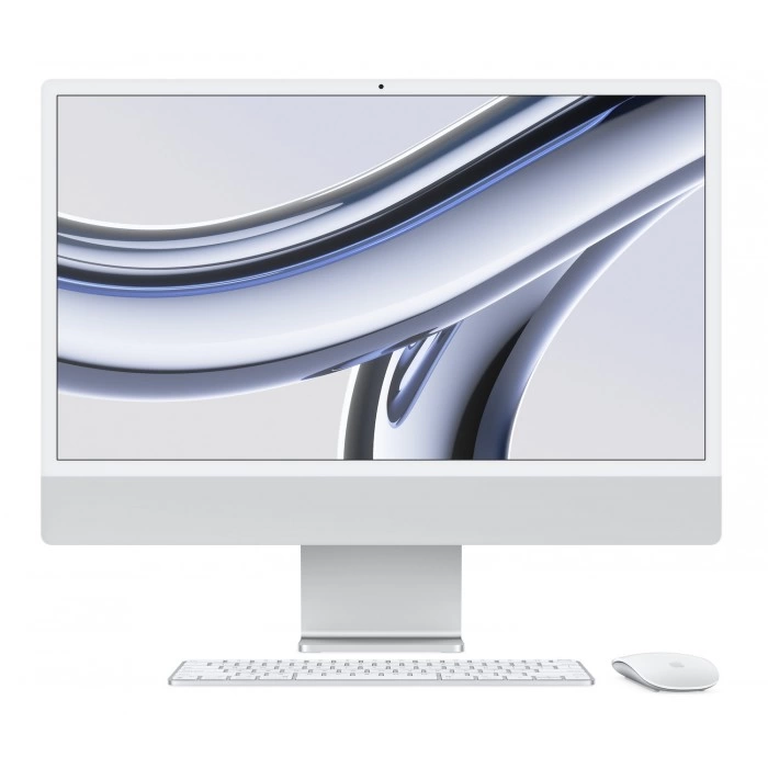 Купить Моноблок Apple iMac 24" Retina 4.5K (M3 8C CPU, 10C GPU) 8 Гб, 256 Гб SSD Серебристый MQRJ3 в магазине stiltv.ru по низкой цене