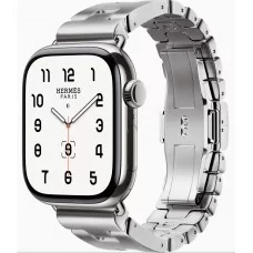 Apple Watch Hermès Series 10 GPS + Cellular 42mm Grand H Satiné (S)