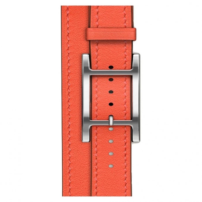 Купить Apple Watch Hermès Series 10 42mm Stainless Steel Case with Hapi Double Tour Orange Field в магазине stiltv.ru по низкой цене, фото номер 1