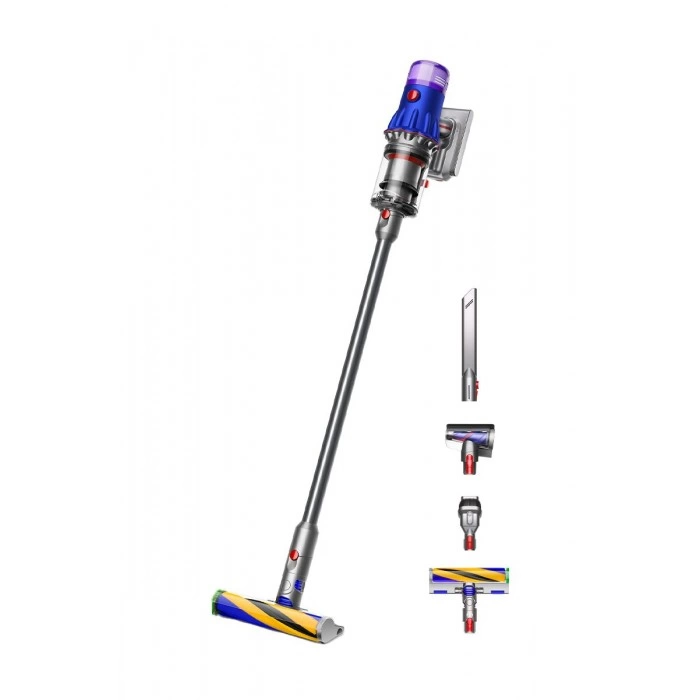 Купить Беспроводной вертикальный пылесос Dyson V12 Detect Slim Fluffy (SV46) Blue/Nickel  в магазине stiltv.ru по низкой цене